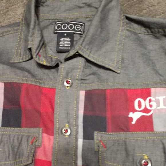 5 For 25.00/Boy's Coogi plaid shirt sz.8, NWOT - Picture 2 of 7